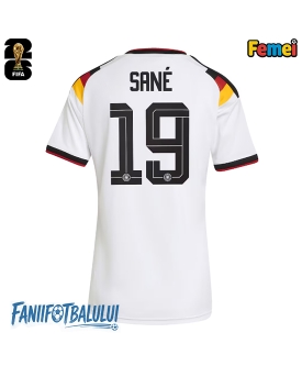 Germania Leroy Sane #19 Echipament de Fotbal Replică Mondial 2026 Femei Acasa